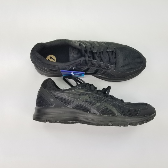 asics black jolt sneakers